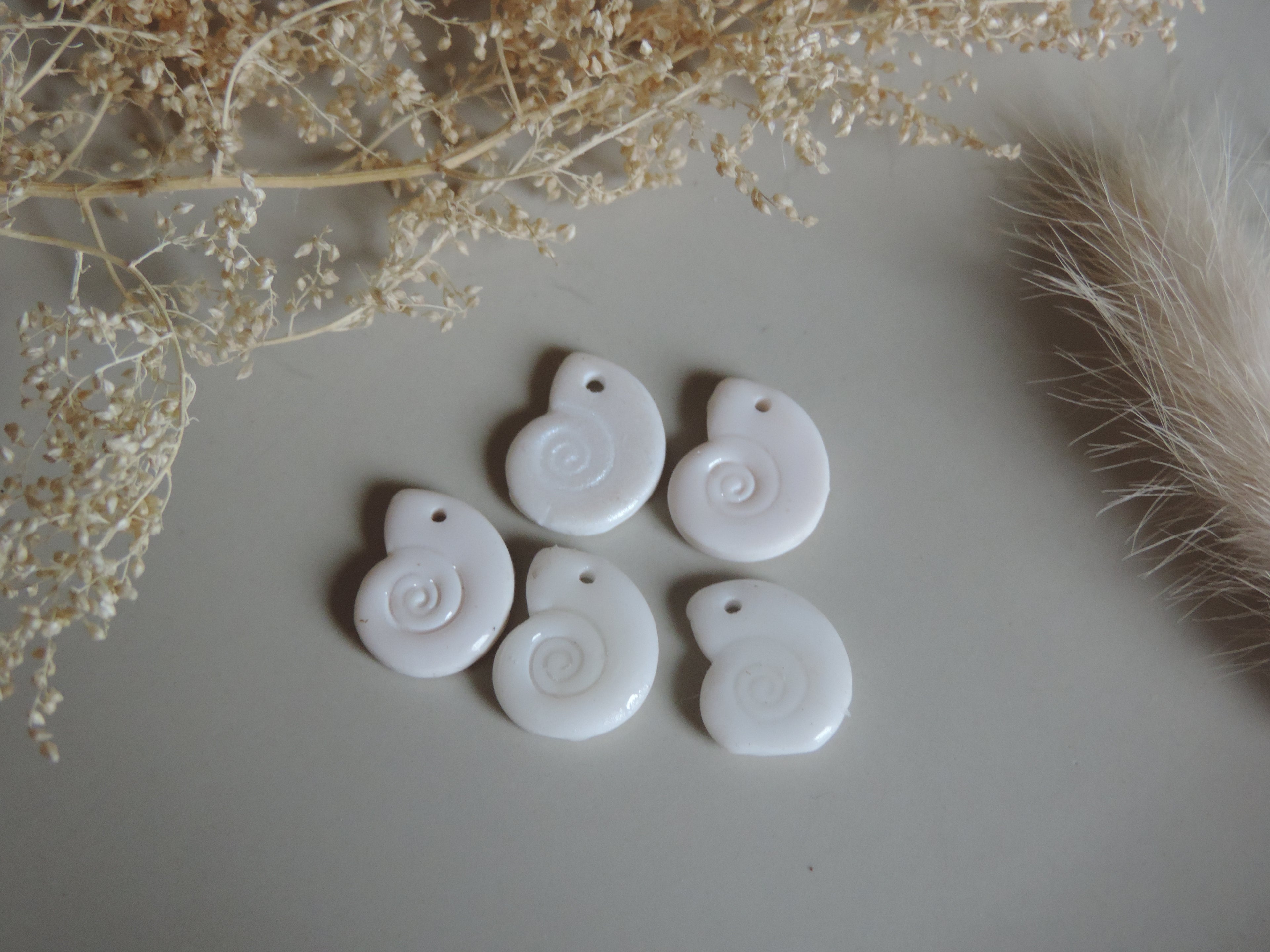 Charms coquillage spirale