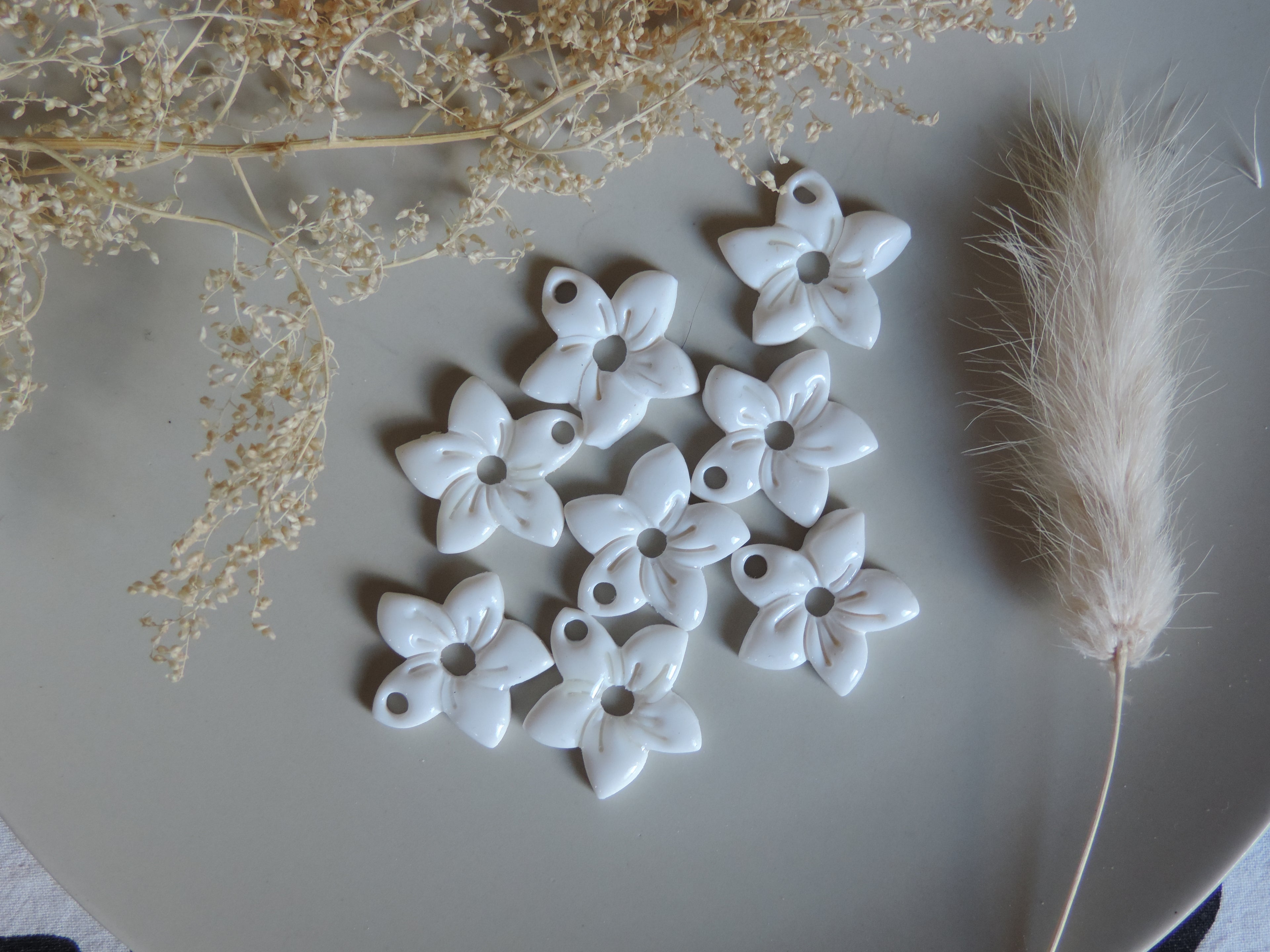 Flower charms