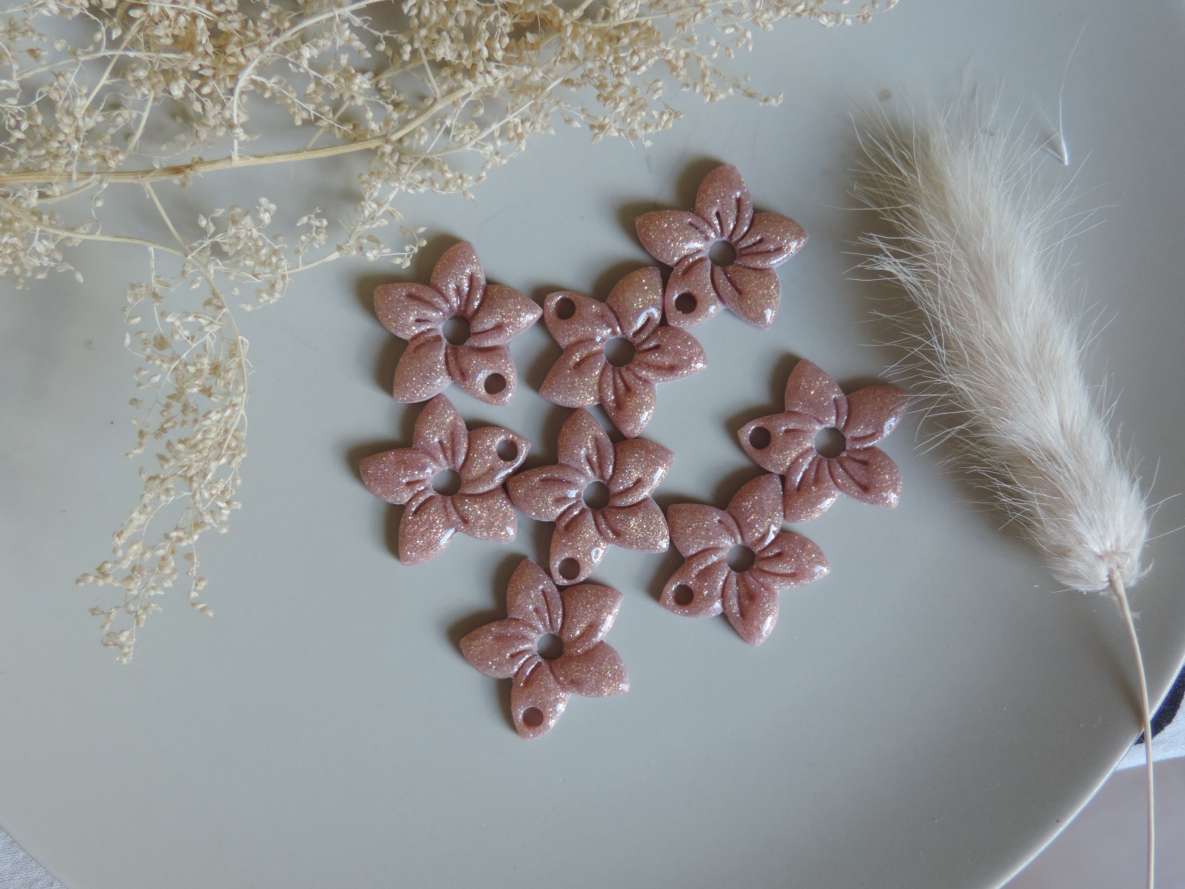 Flower charms